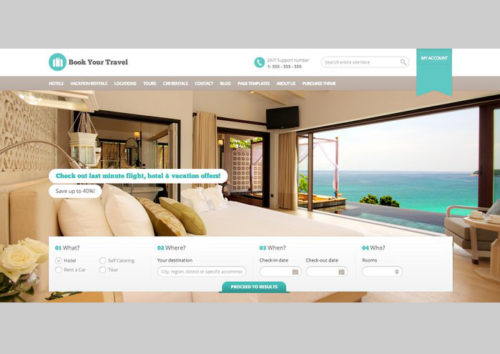 Thiết kế website trọn gói đặt tour du lịch tại Huế, Đà Nẵng, Quảng Trị